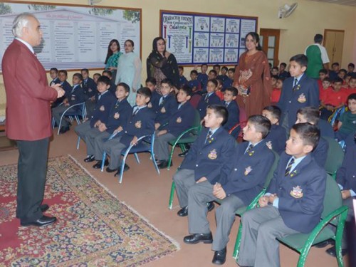 Junior School assembly, Lawrence College